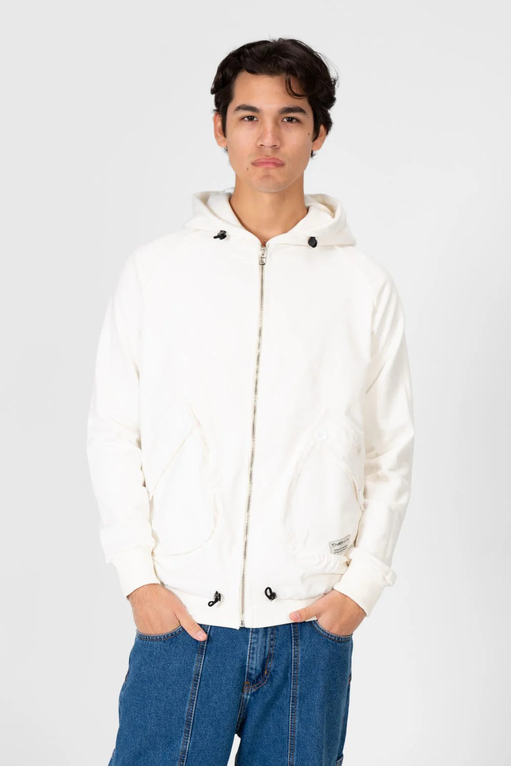 Men's Hooded Sweatshirt With Full Front Zip And Pockets - Image 5