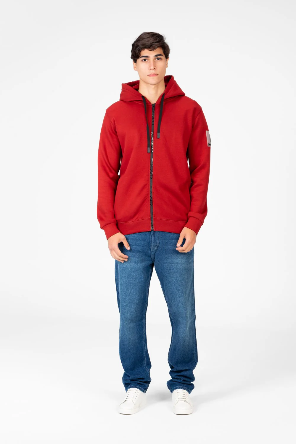 Men's Hooded Sweatshirt With Full Zipper - Image 20