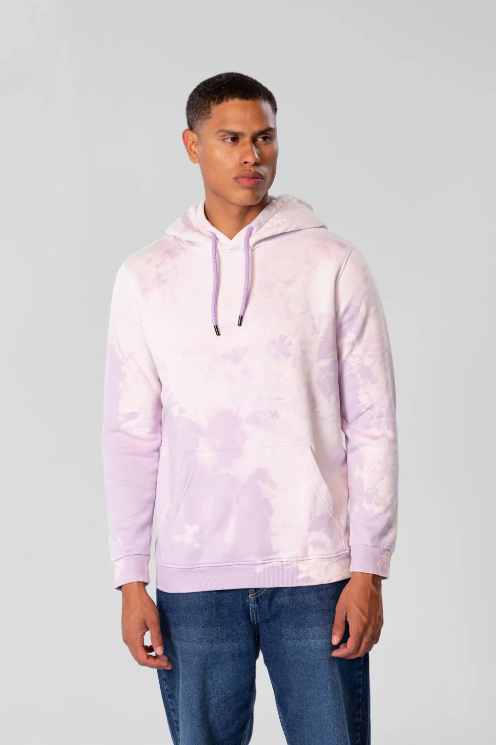 Men's Hooded Sweatshirt With Kangaroo Pocket On The Front