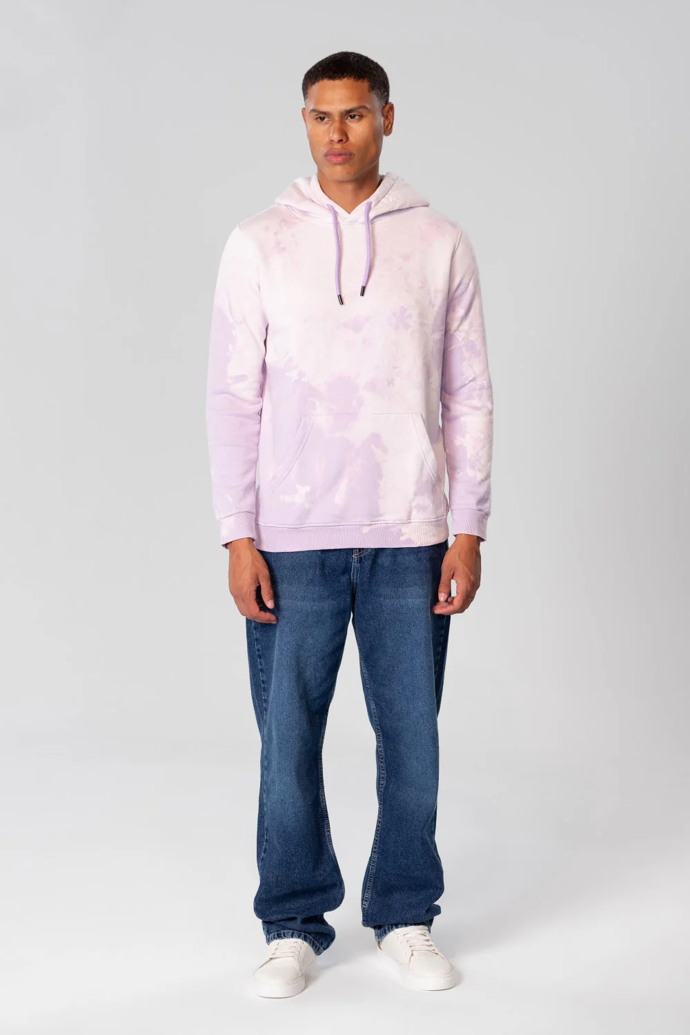 Men's Hooded Sweatshirt With Kangaroo Pocket On The Front - Image 4