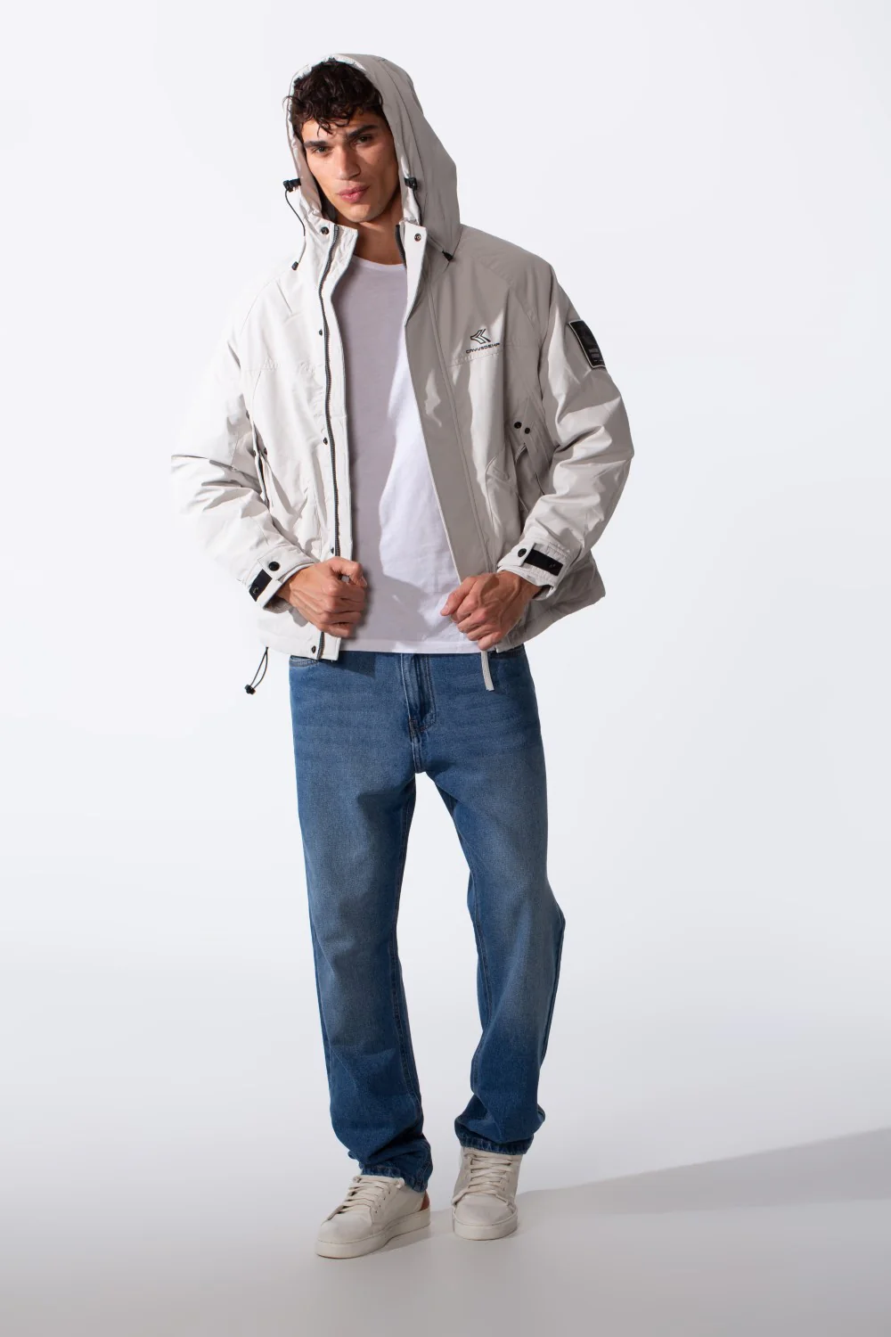 Men's Hooded Waterproof Tomato Jacket With Pockets - Image 11