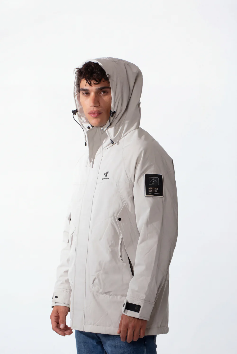 Men's Hooded Waterproof Tomato Jacket With Pockets - Image 12
