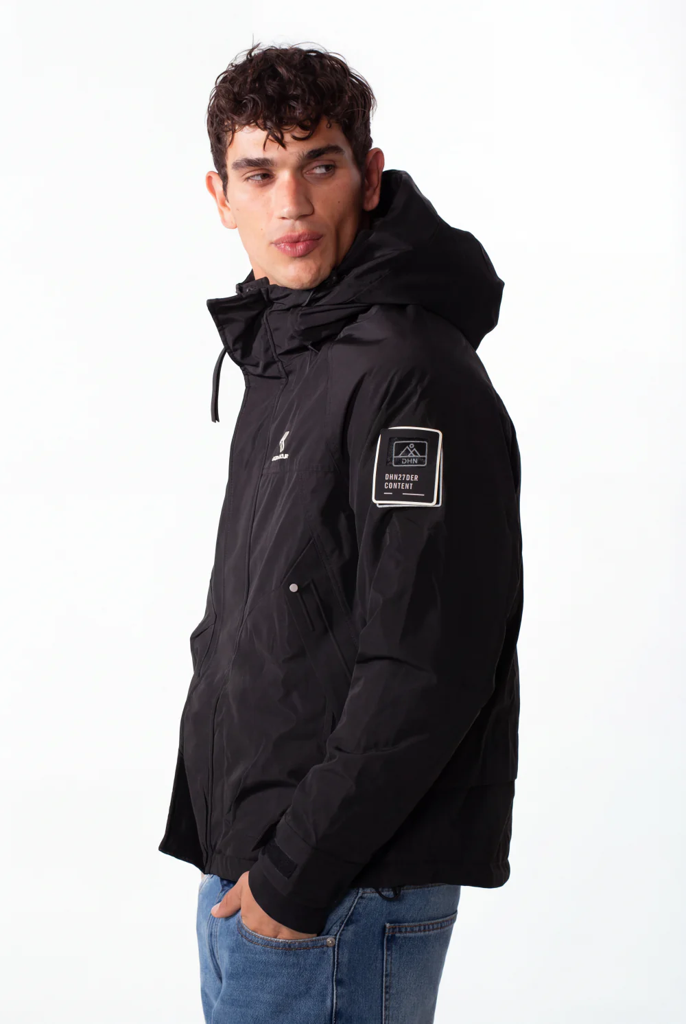 Men's Hooded Waterproof Tomato Jacket With Pockets - Image 3