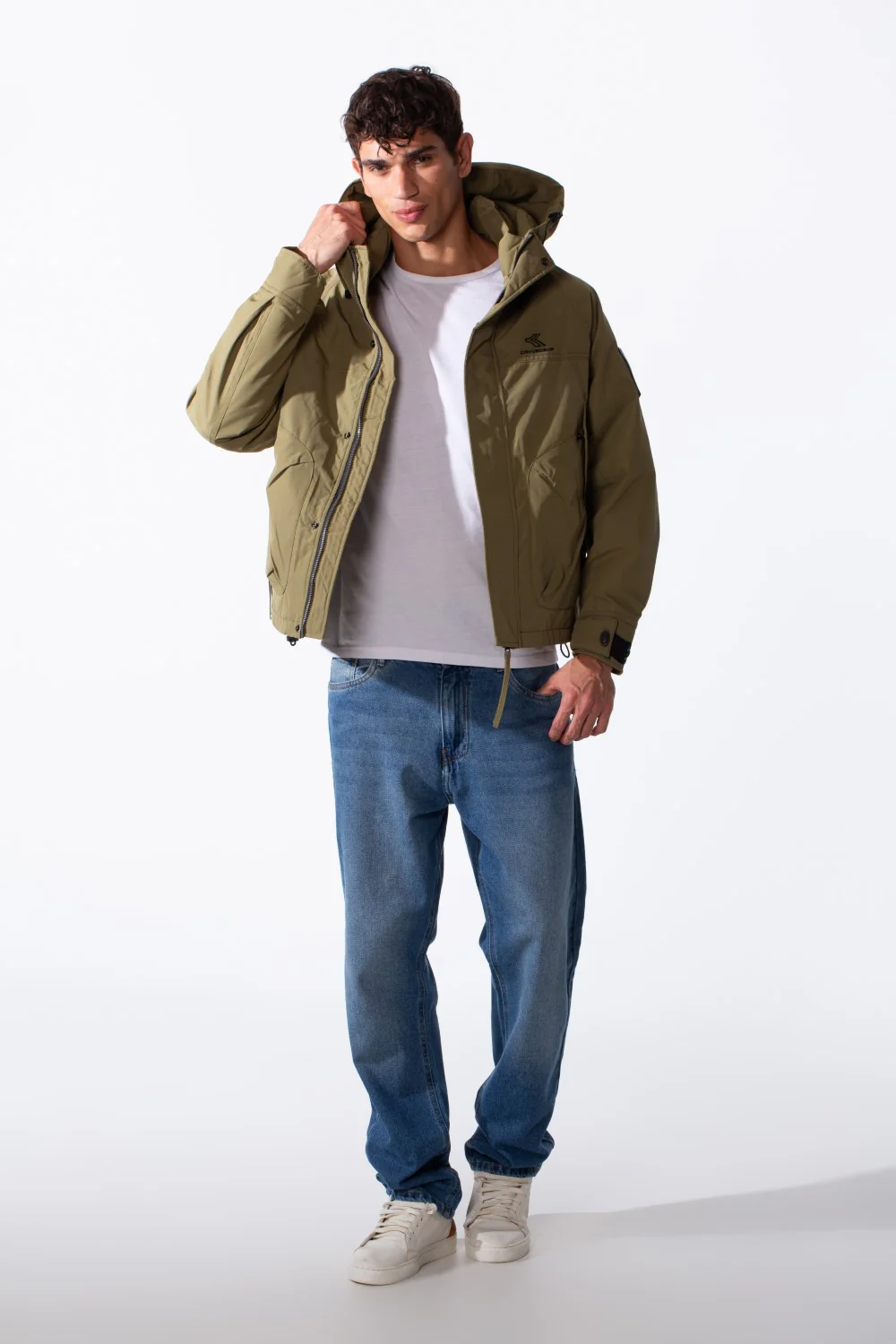 Men's Hooded Waterproof Tomato Jacket With Pockets - Image 6