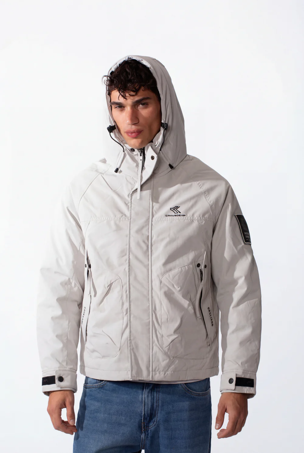 Men's Hooded Waterproof Tomato Jacket With Pockets - Image 9