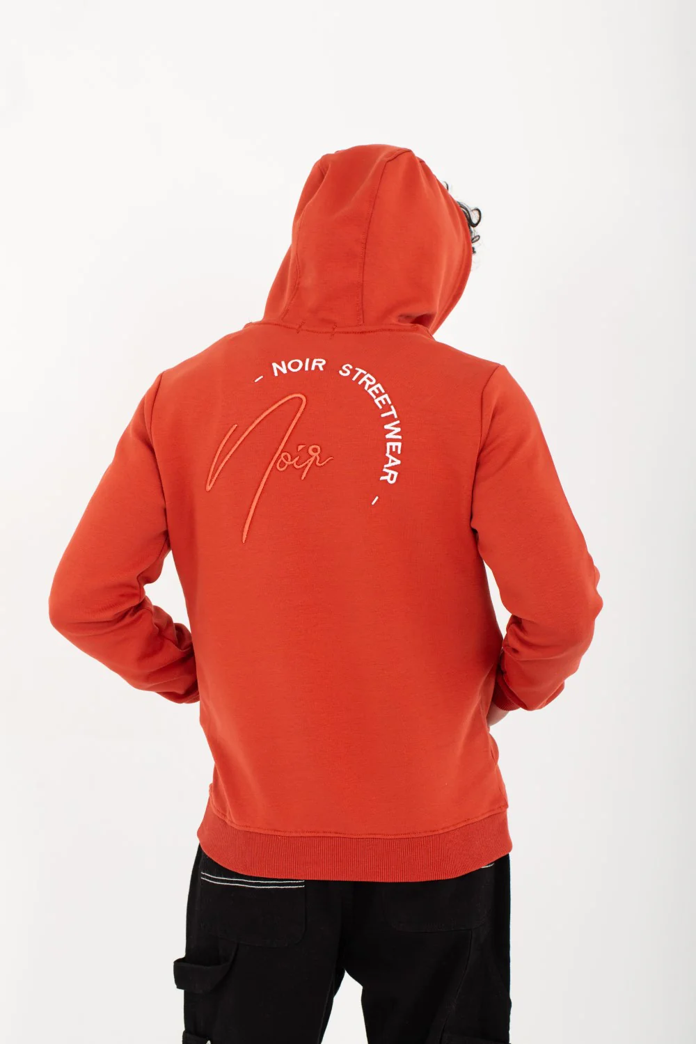 Men's Hoodie Back & Front Printed Padded Hooded Sweatshirt - Image 2