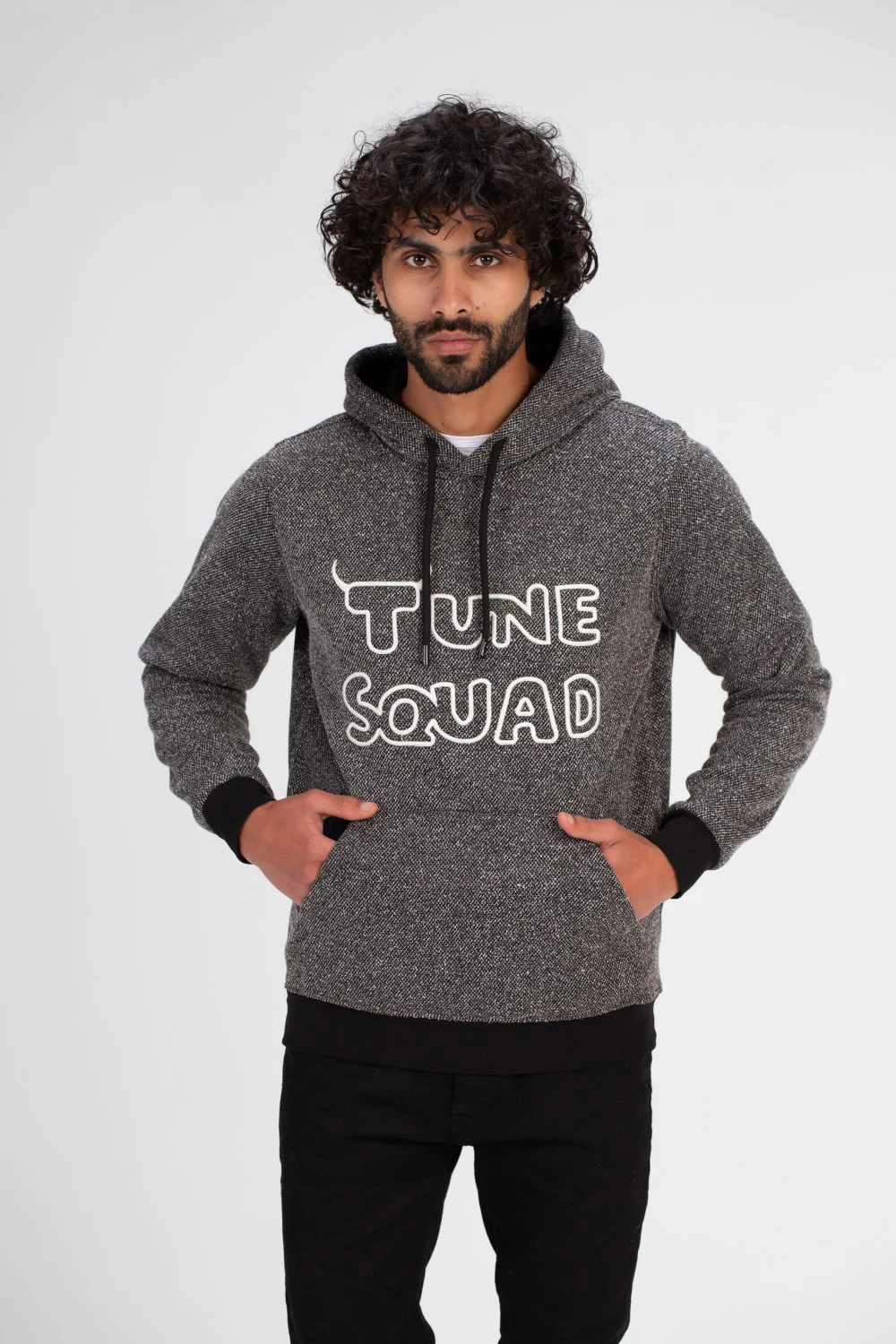 Men's Hoodie Front Printed Padded Hooded Sweatshirt - Image 3