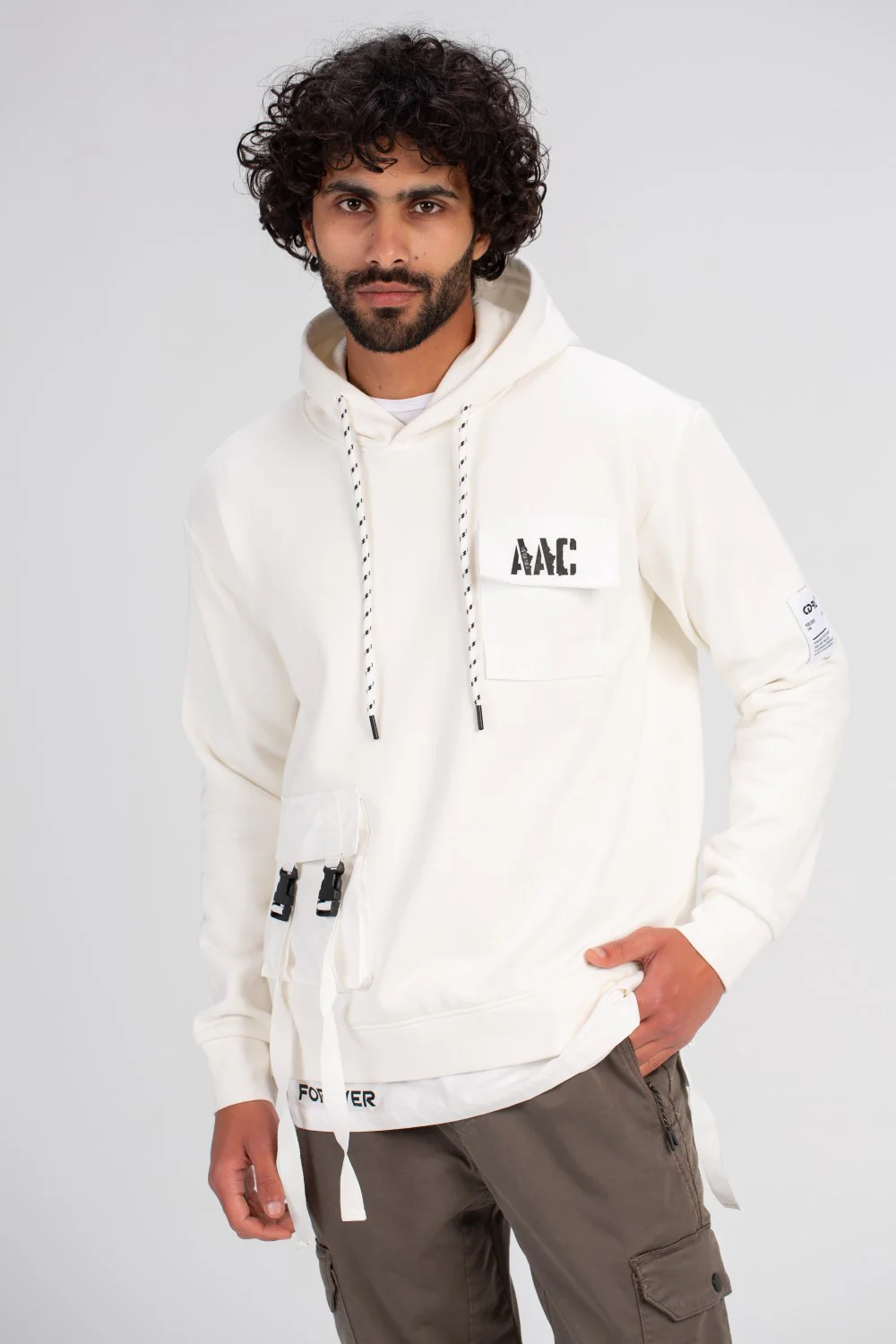 Men's Hoodie Padded Front Pocket Hooded Sweatshirt - Image 3