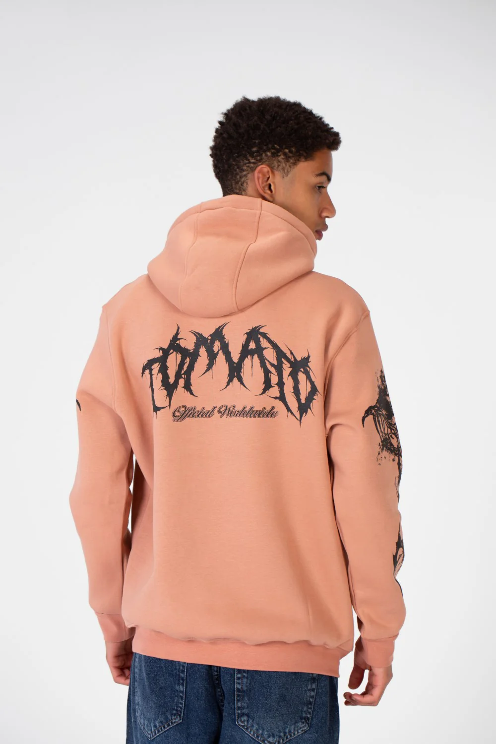 Men's Hoodie Sweatshirt Printed With A Comfortable Melton Material - Image 5