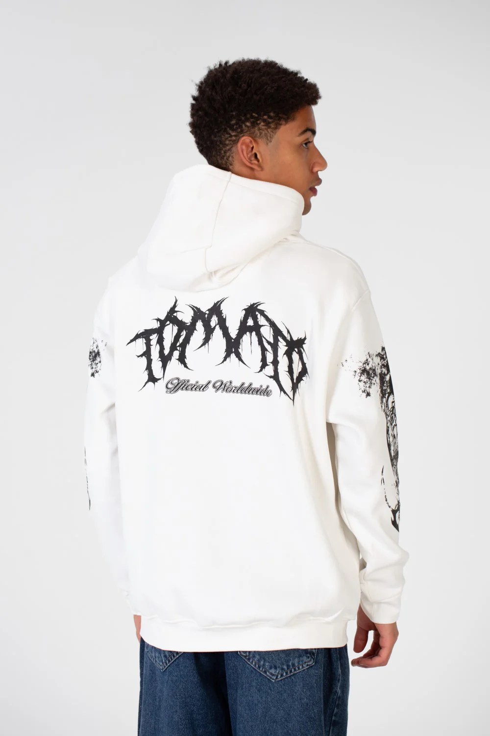 Men's Hoodie Sweatshirt Printed With A Comfortable Melton Material - Image 8