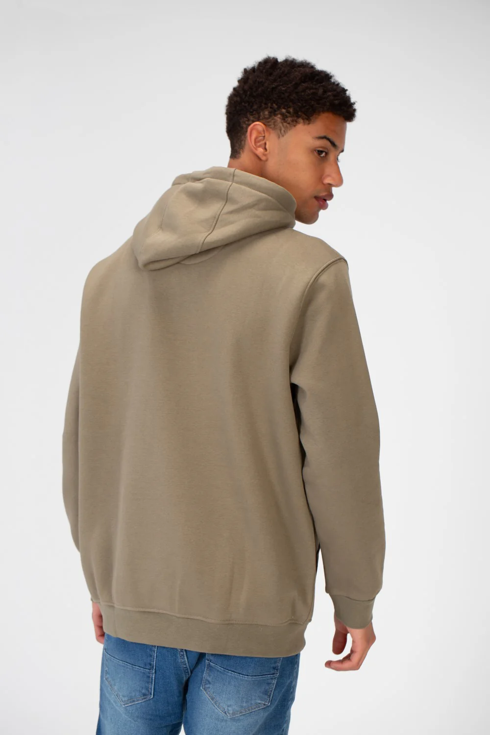 Men's Hoodie Sweatshirt Printed With A Melton Material - Image 5
