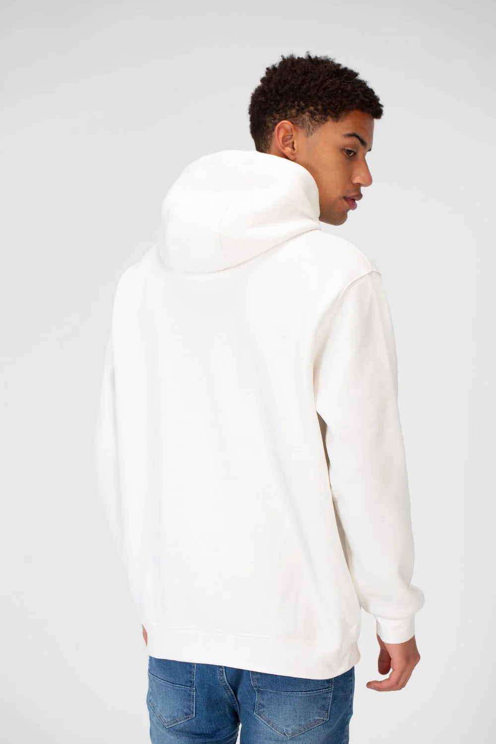 Men's Hoodie Sweatshirt Printed With A Melton Material - Image 8