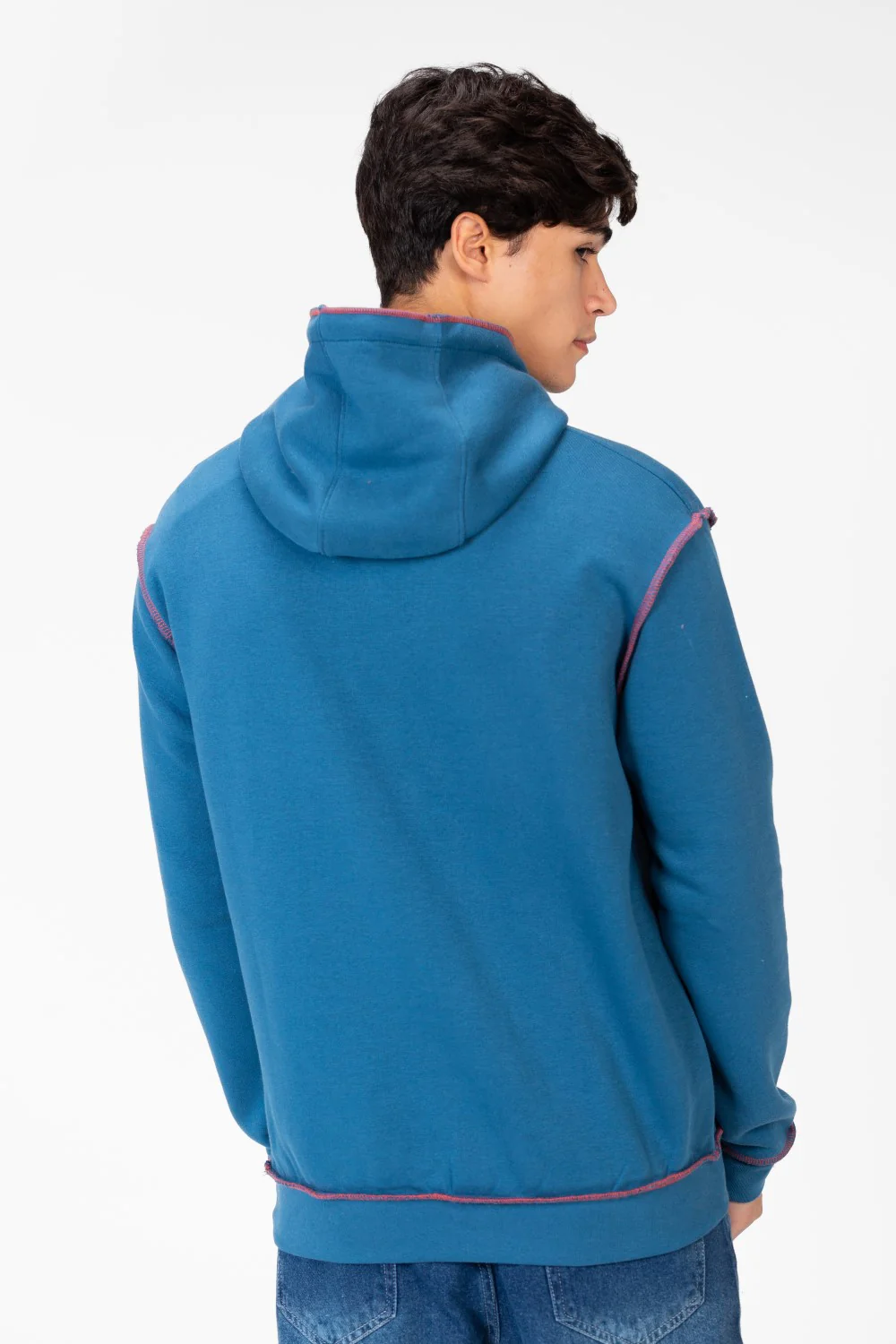 Men's Hoodie Sweatshirt With A Front Pocket And A Unique Cut - Image 6