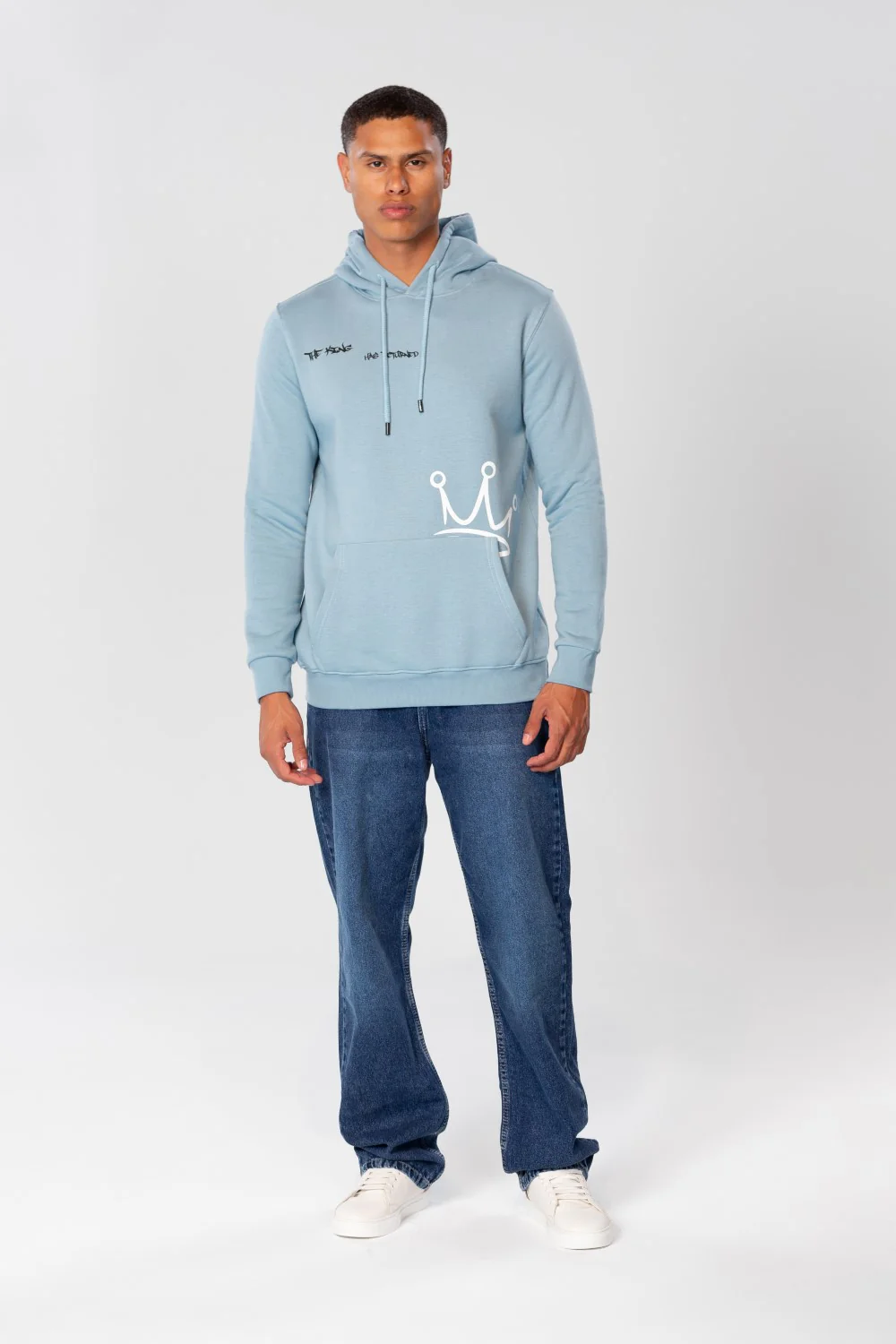 Men's Hoodie Sweatshirt With Front And Back Print - Image 8