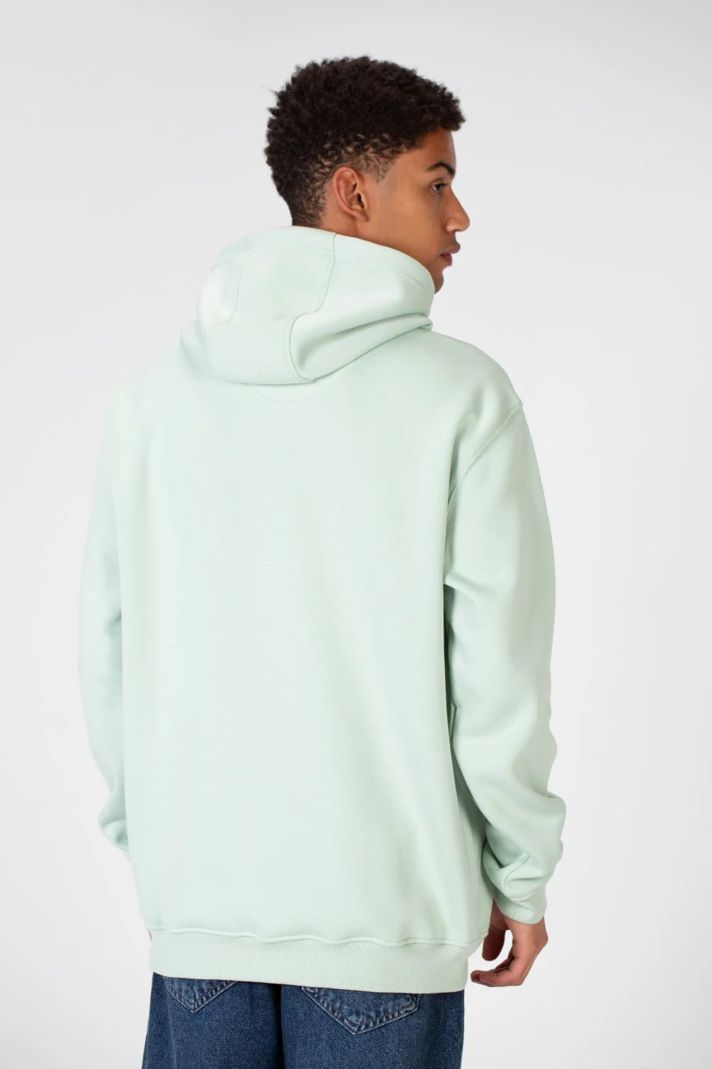Men's Hoodie Sweatshirt With Front Print And Front Pocket - Image 2