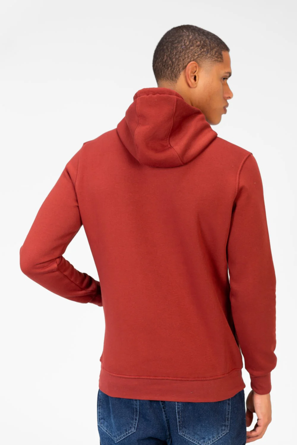 Men's Hoodie Sweatshirt With Front Print And Kangaroo Pocket - Image 10