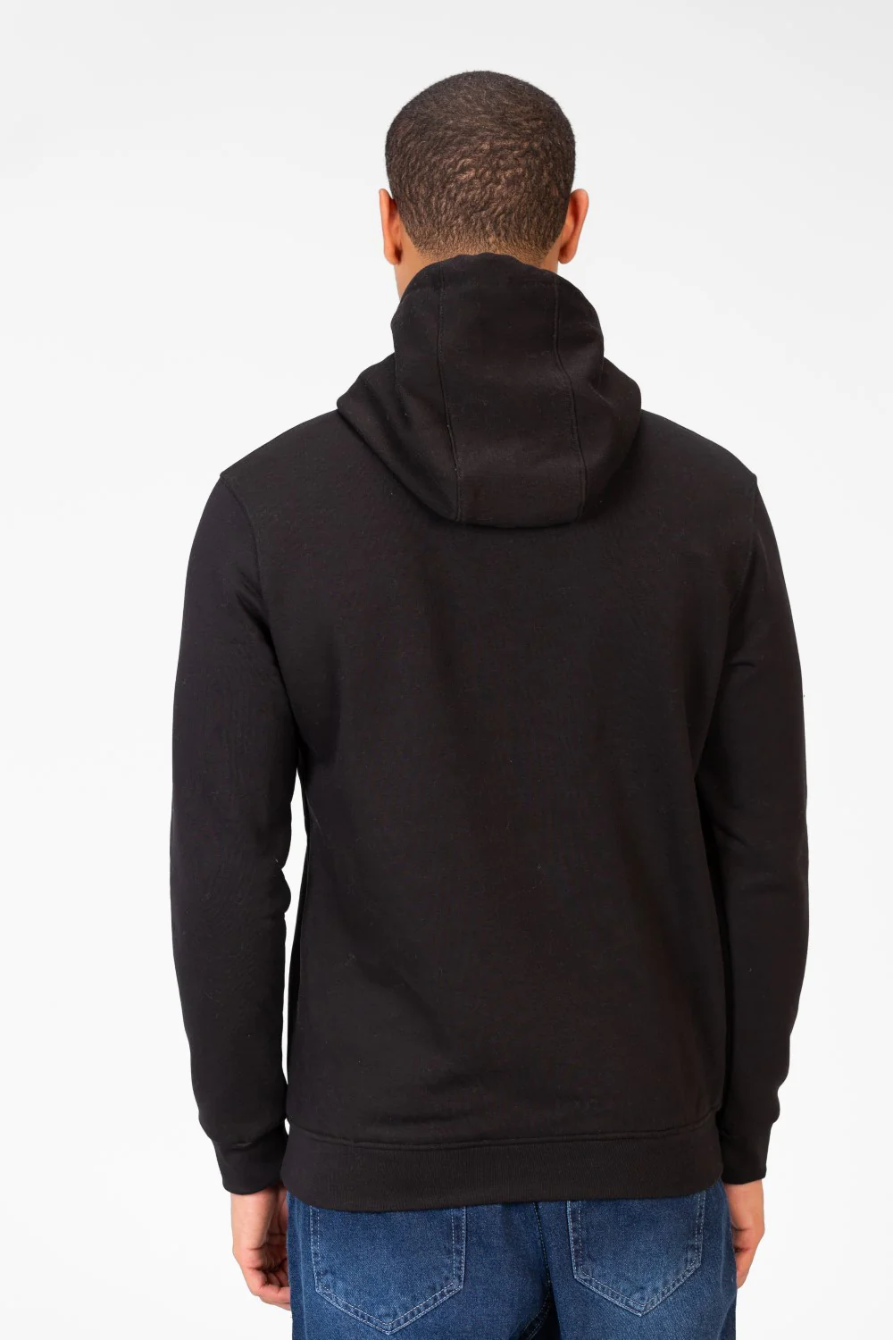 Men's Hoodie Sweatshirt With Front Print And Long Sleeves - Image 2