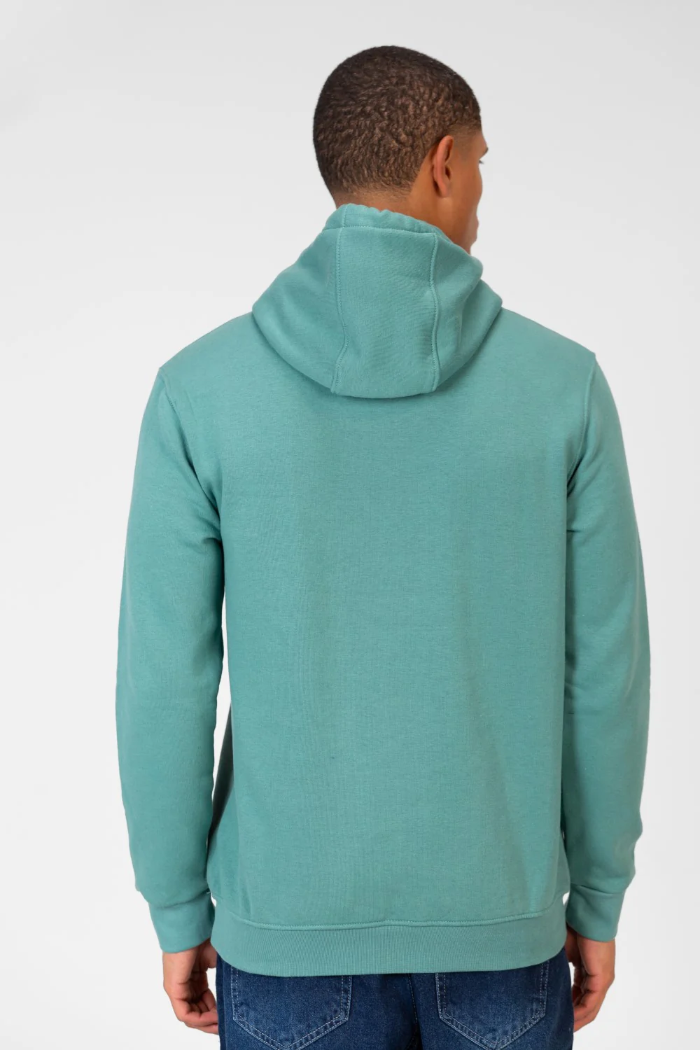Men's Hoodie Sweatshirt With Front Print And Long Sleeves - Image 6