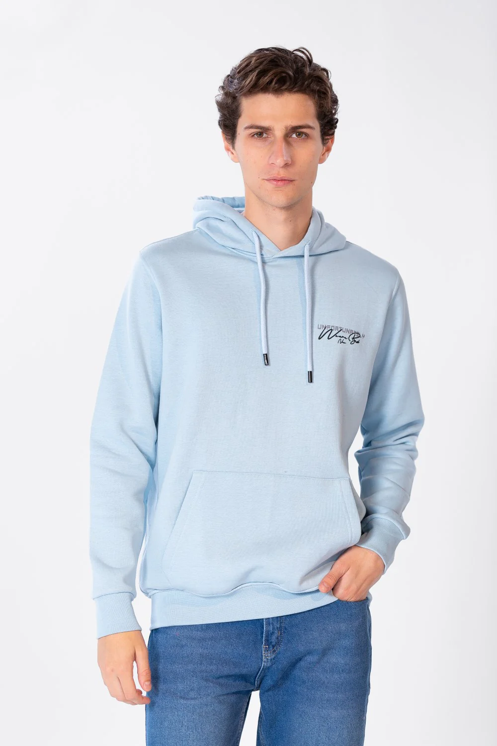 Men's Hoodie Sweatshirt With Kangaroo Pocket And Comfortable Fit