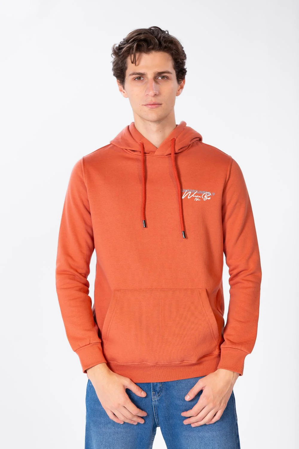 Men's Hoodie Sweatshirt With Kangaroo Pocket And Comfortable Fit - Image 4