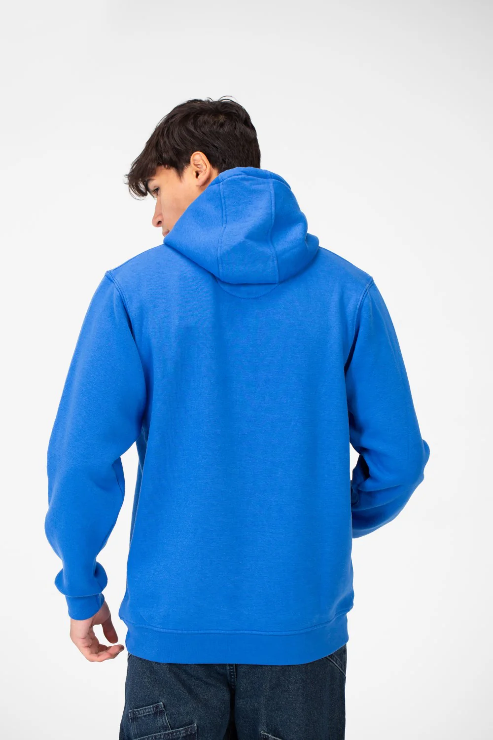 Men's Hoodie With Front Print And Kangaroo Pocket - Image 2