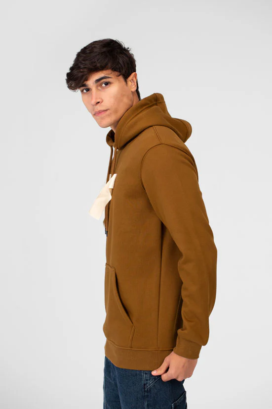 Men's Hoodie With Long Sleeves And A Unique Cut - Image 11