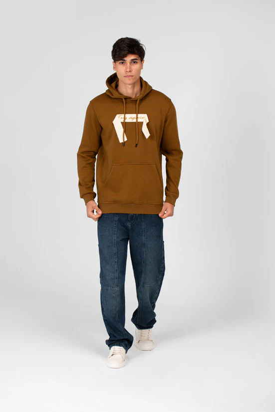 Men's Hoodie With Long Sleeves And A Unique Cut - Image 12
