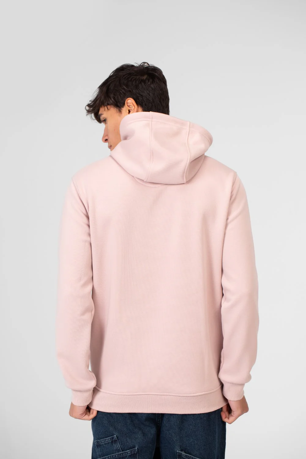 Men's Hoodie With Long Sleeves And A Unique Cut - Image 14