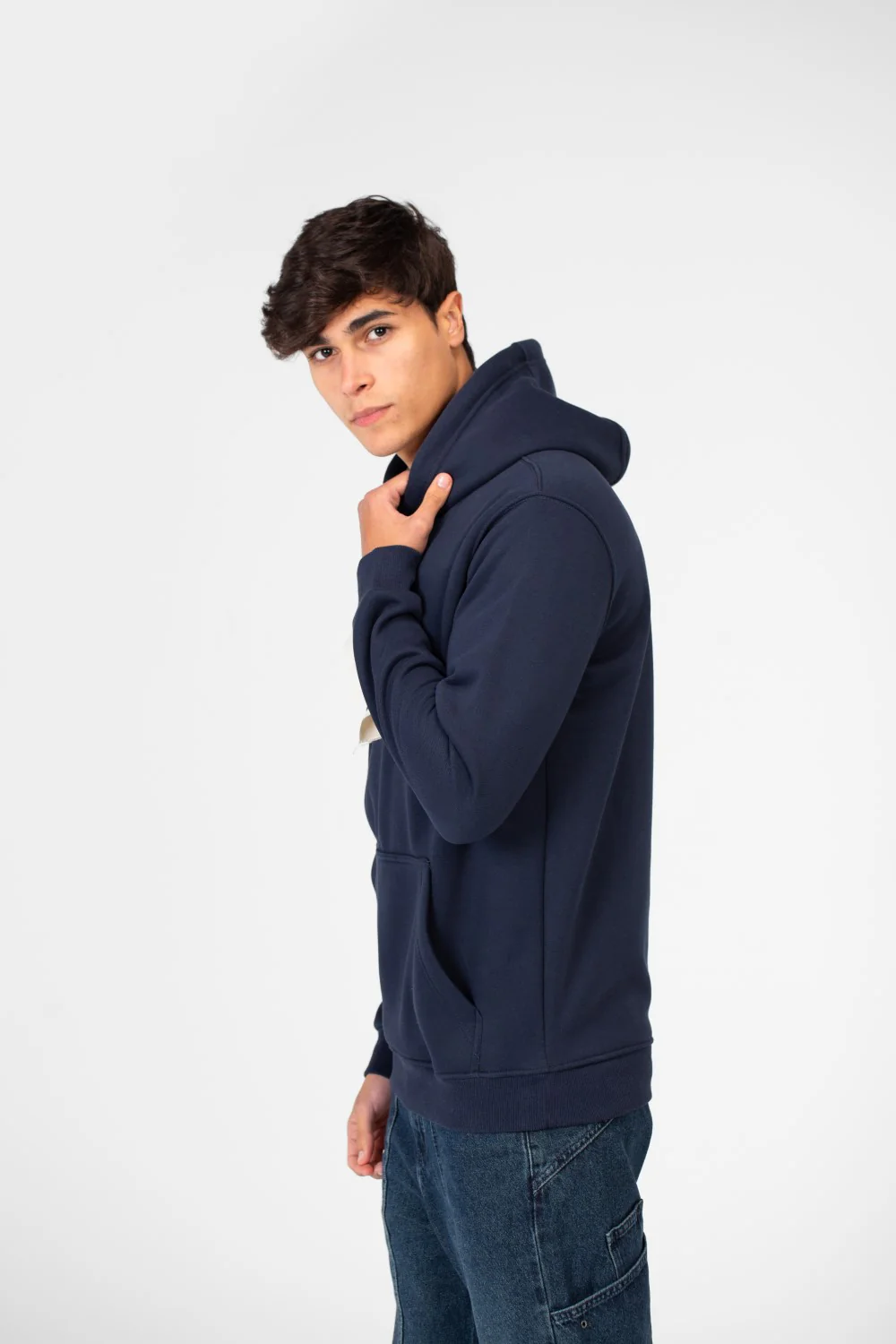 Men's Hoodie With Long Sleeves And A Unique Cut - Image 31