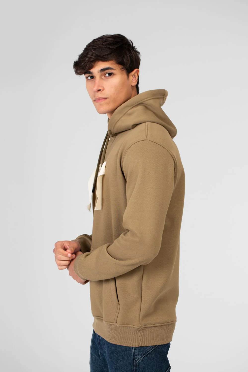 Men's Hoodie With Long Sleeves And A Unique Cut - Image 35