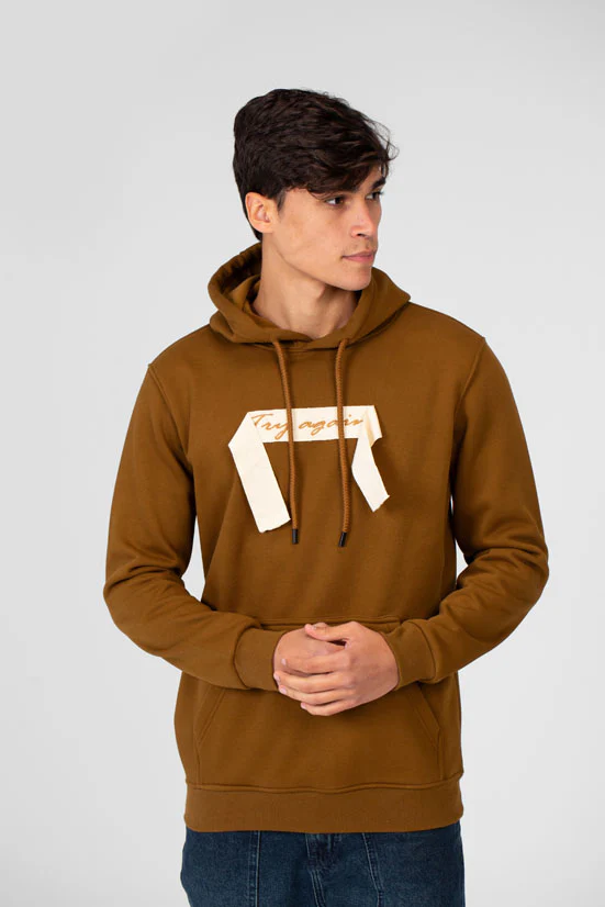 Men's Hoodie With Long Sleeves And A Unique Cut - Image 9