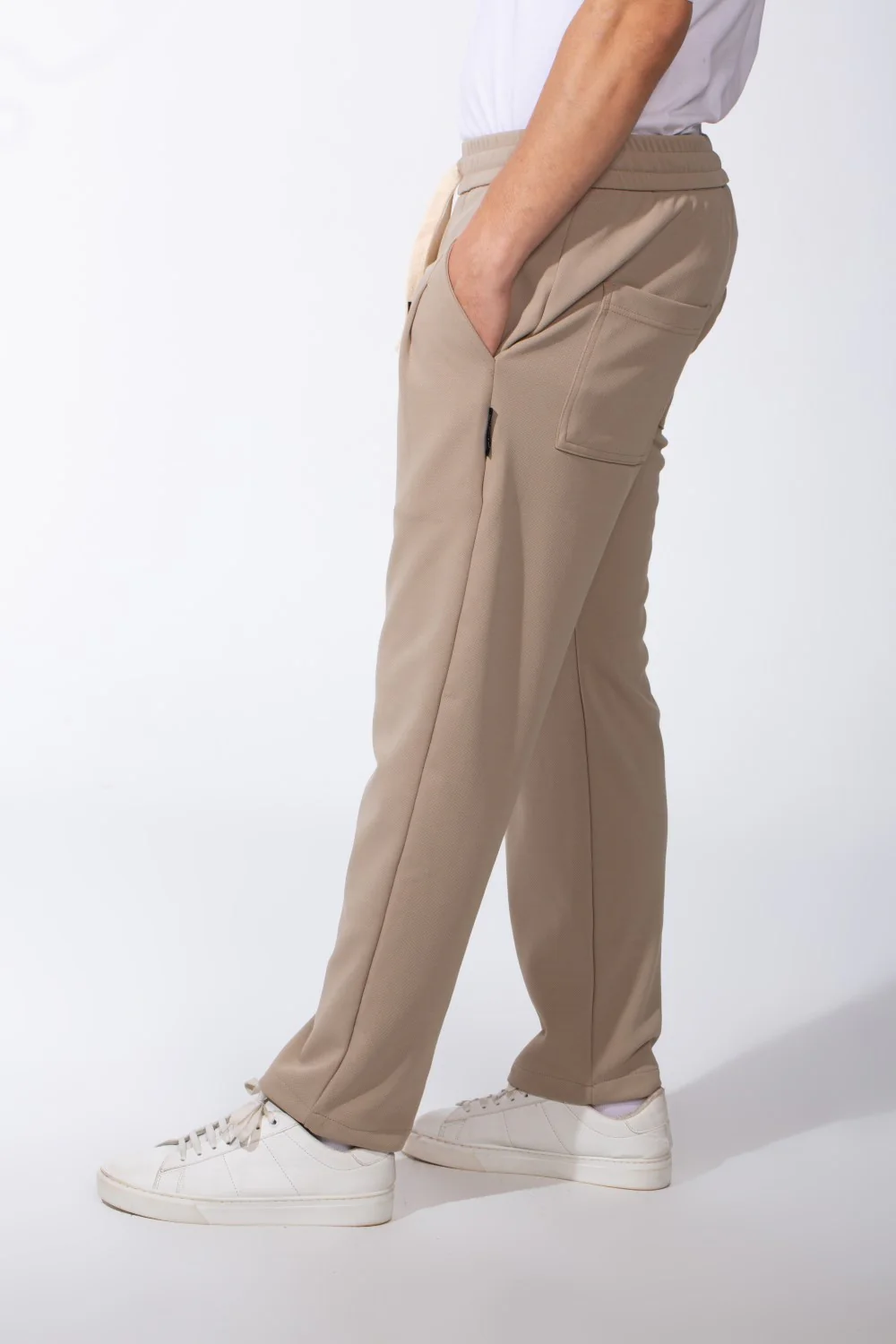 Men's Side Pockets Elasticated Waistband Oversize Sweatpants - Image 2