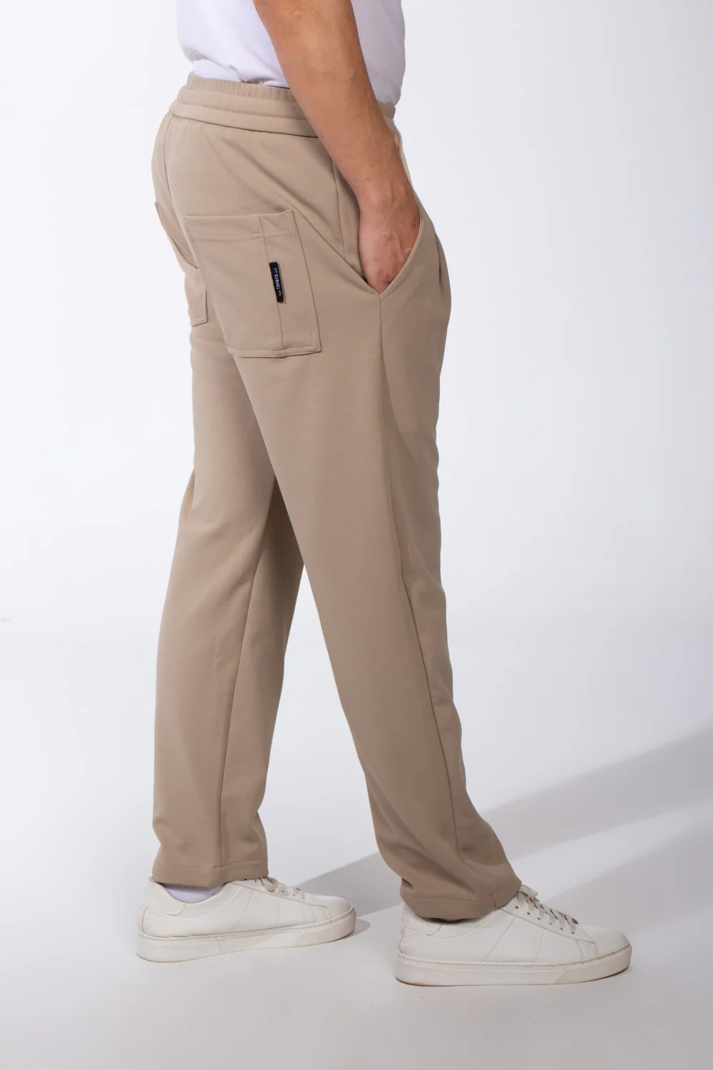 Men's Side Pockets Elasticated Waistband Oversize Sweatpants - Image 3