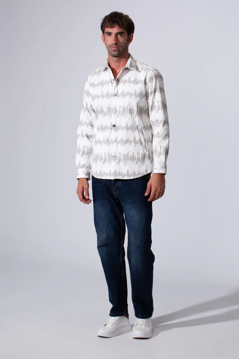 Men's Jakar Printed Winter Long Sleeves Regular Fit Shirt - Image 4