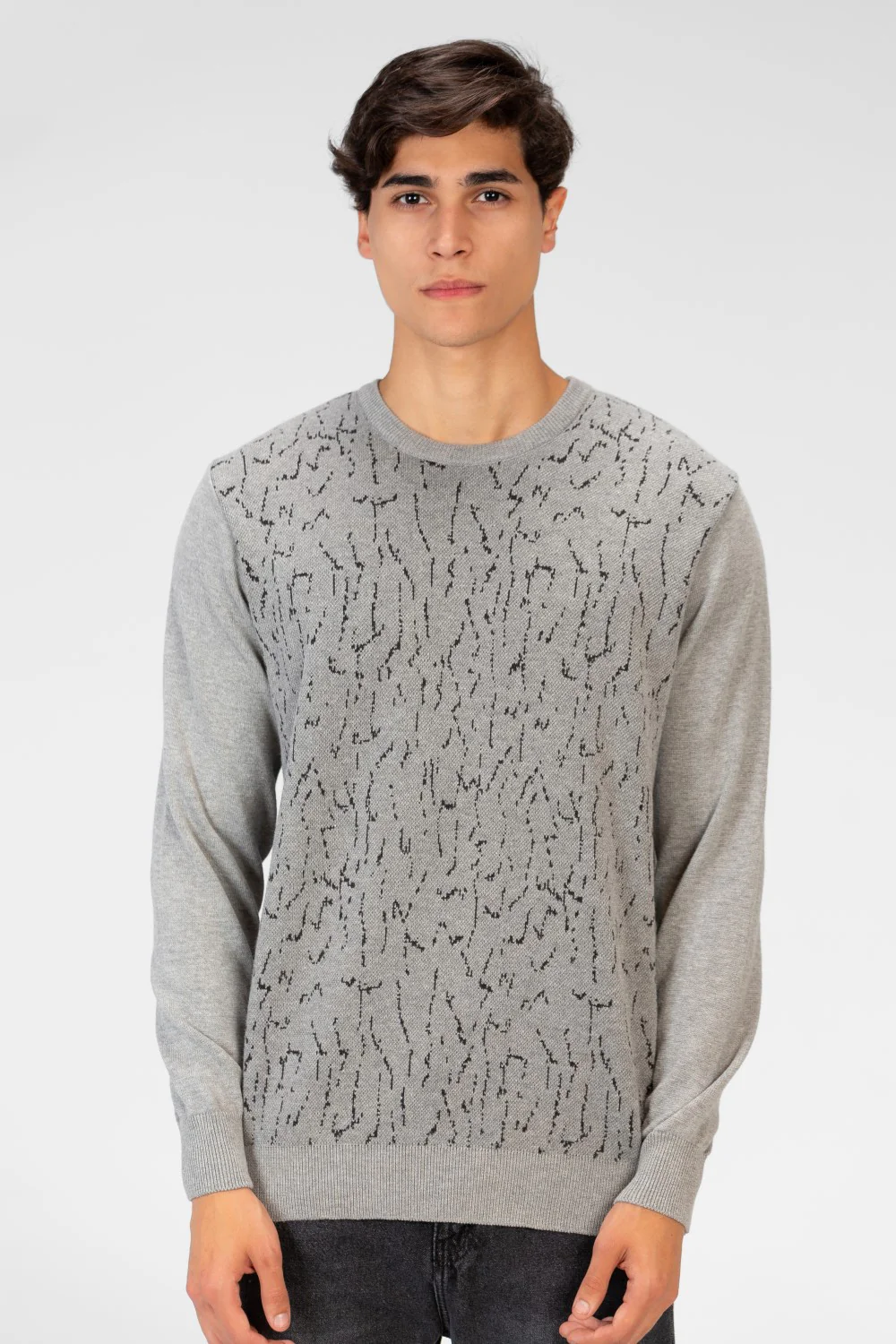 Men's Jakar Pullover With Crew Neck And Long Sleeves - Image 5