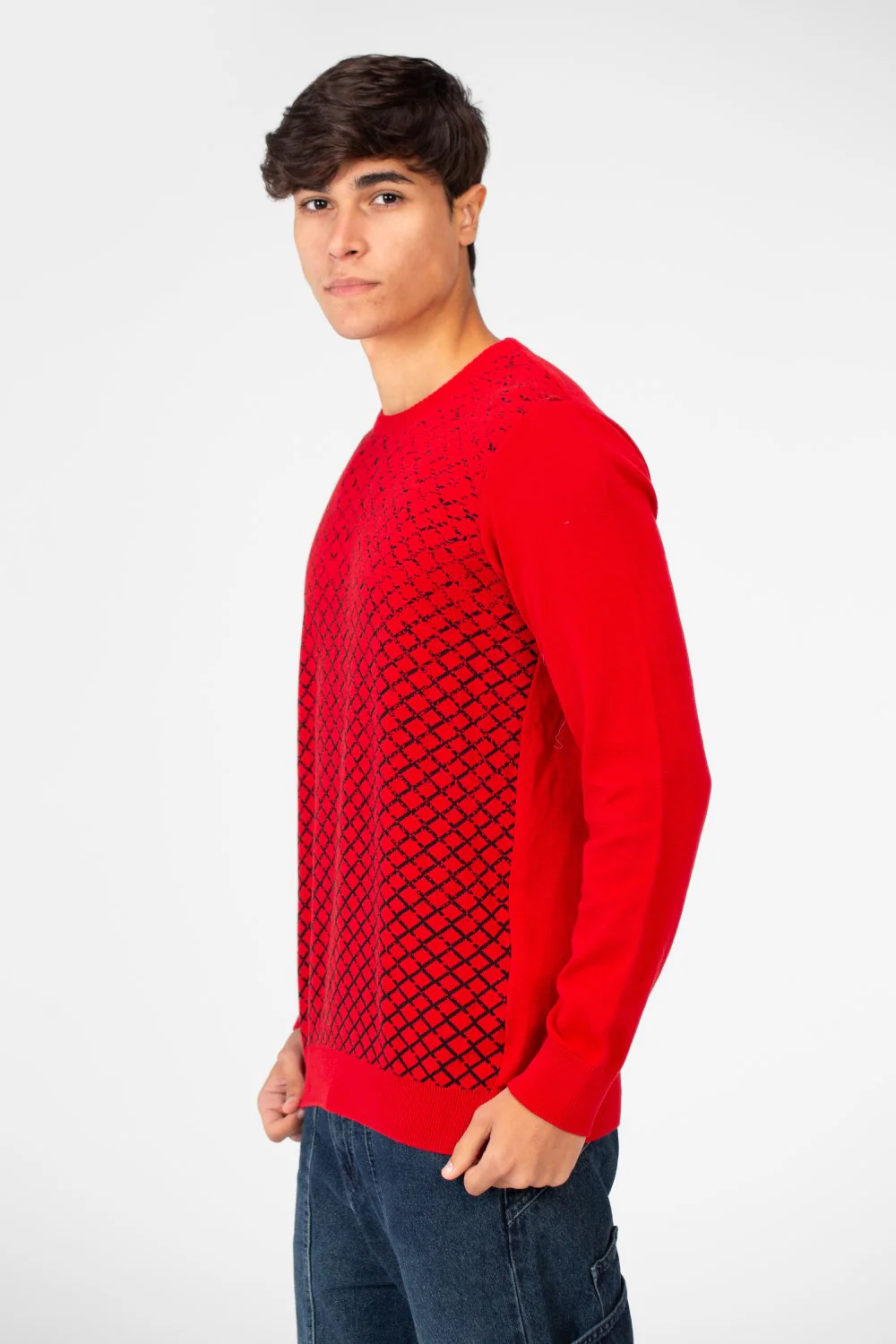 Men's Jakar Sweater Pullover With Round Neck And Sleeves - Image 11
