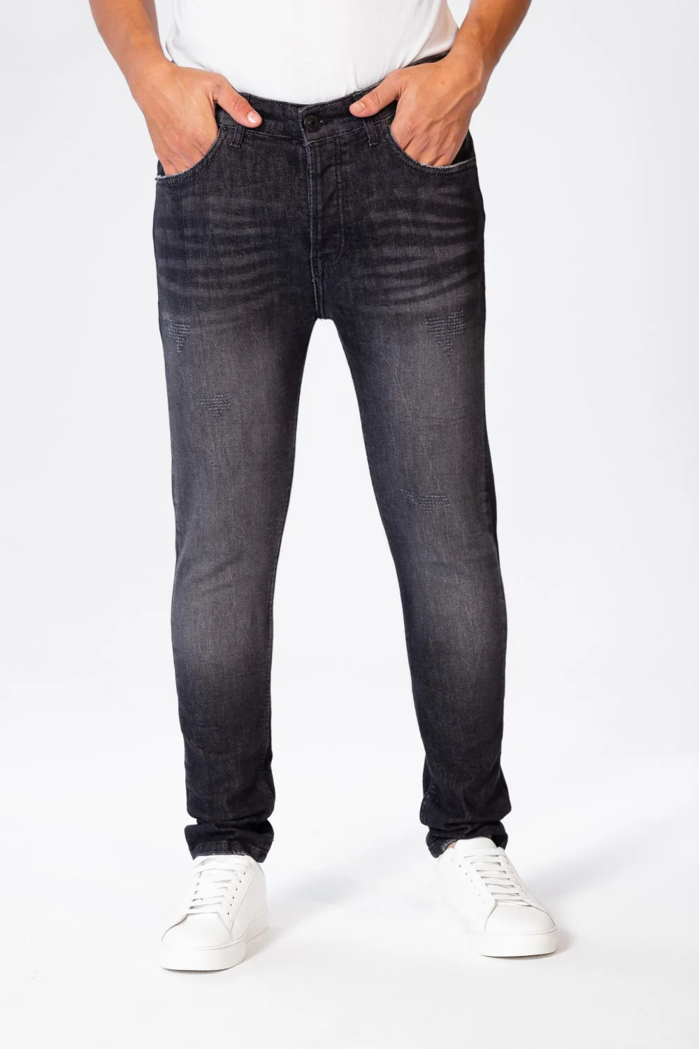 Men's Laser Super Skinny Jeans Pants