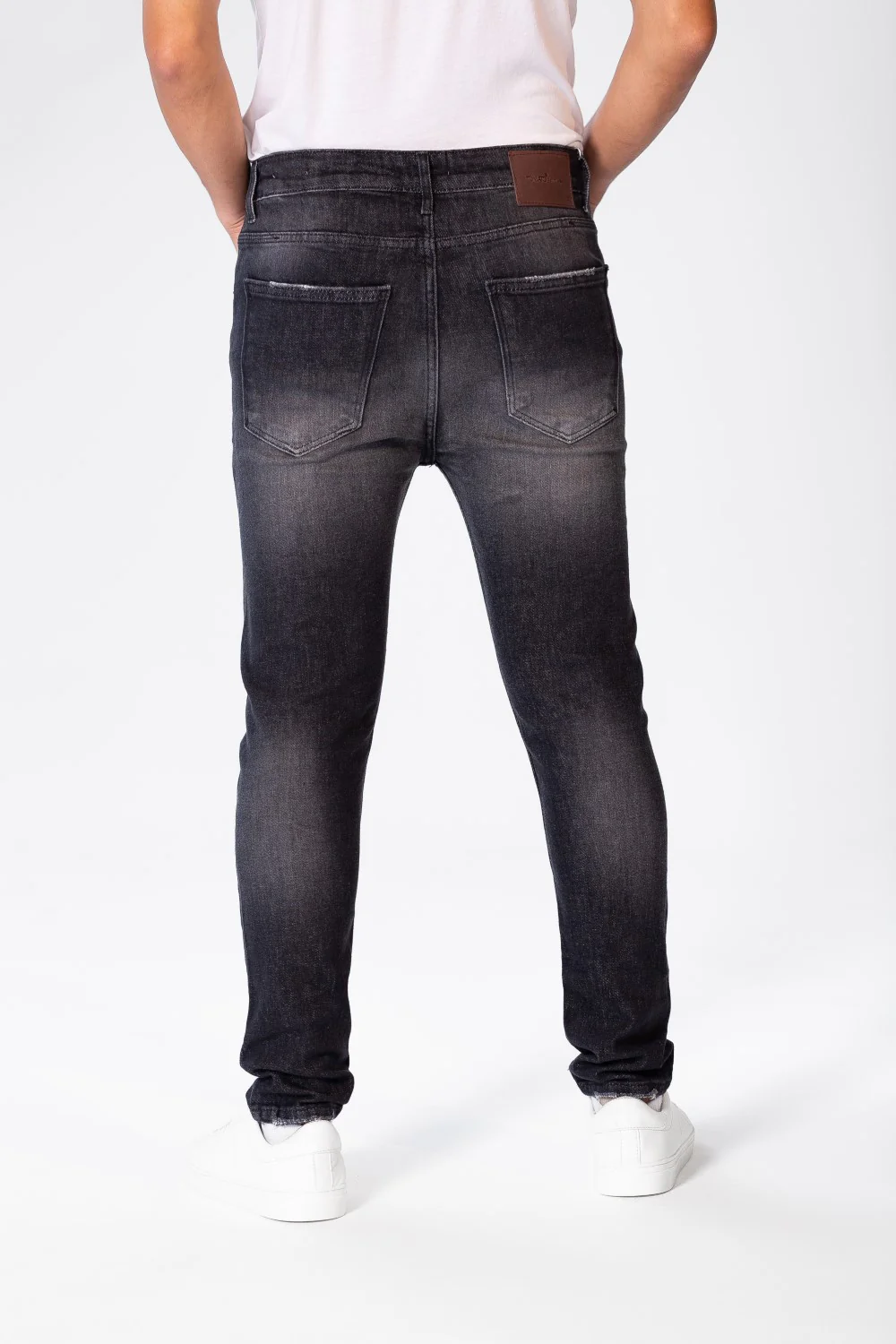 Men's Laser Super Skinny Jeans Pants - Image 2