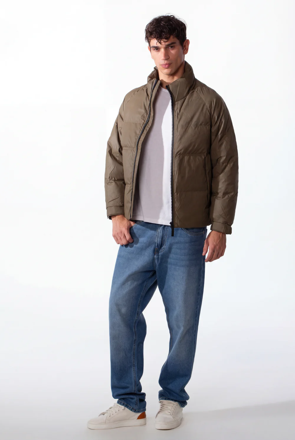 Men's Lightweight Waterproof Text Print Windbreaker Jacket - Image 3