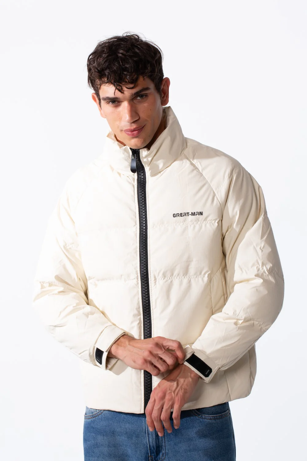 Men's Lightweight Waterproof Text Print Windbreaker Jacket - Image 5