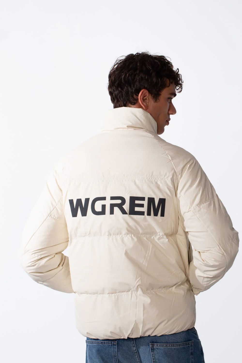 Men's Lightweight Waterproof Text Print Windbreaker Jacket - Image 6