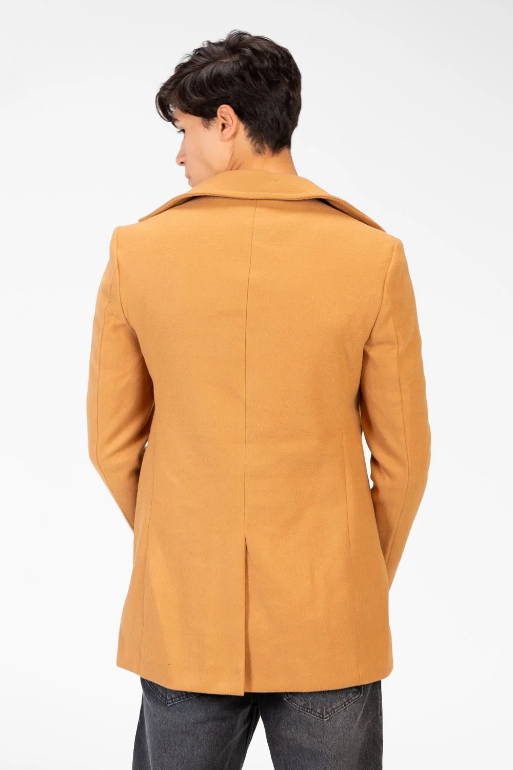Men's Long Gogh Coat With Long Sleeves And Pockets - Image 6
