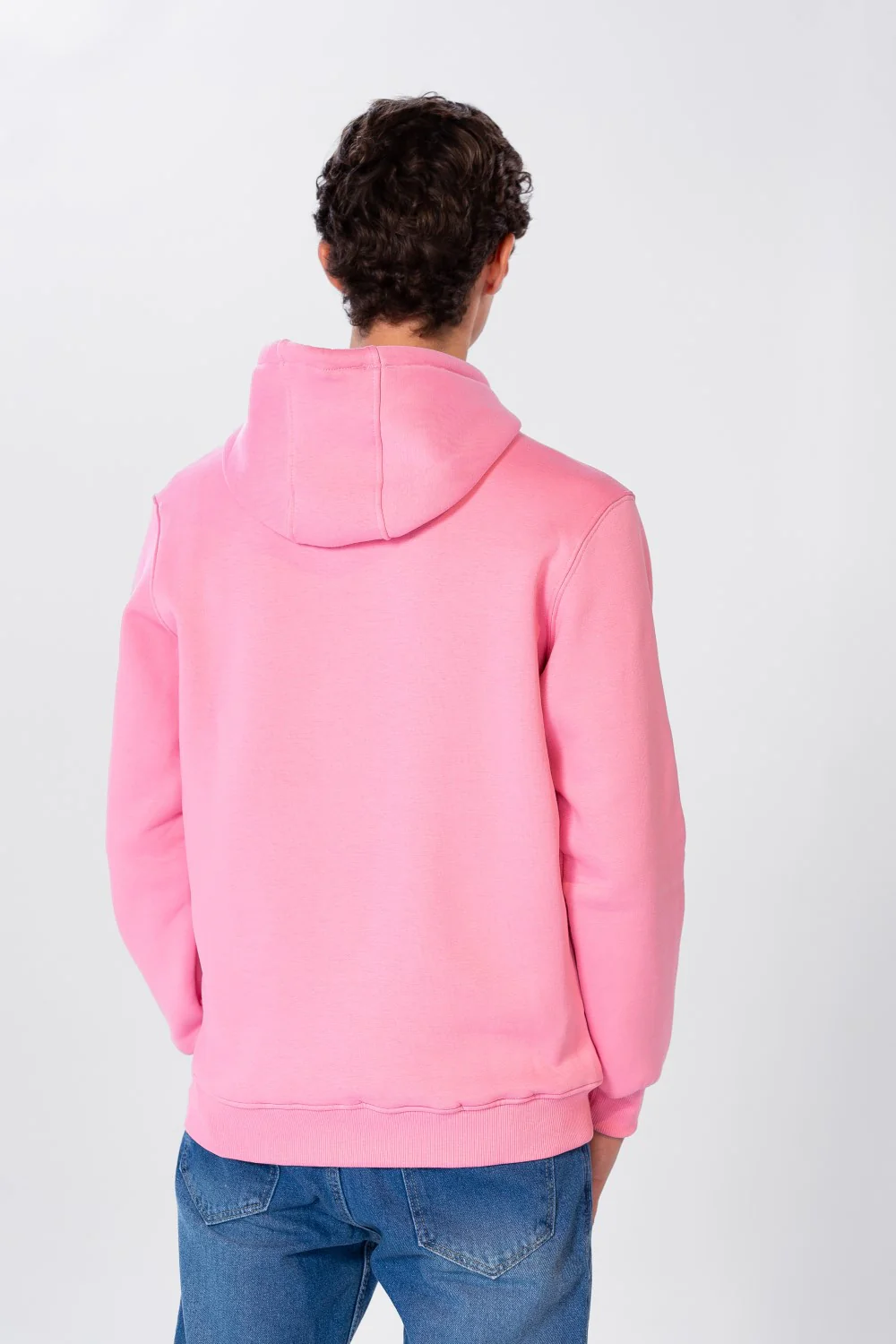 Men's Long Sleeve Hooded Sweatshirt Made Of Practical Melton Material - Image 8