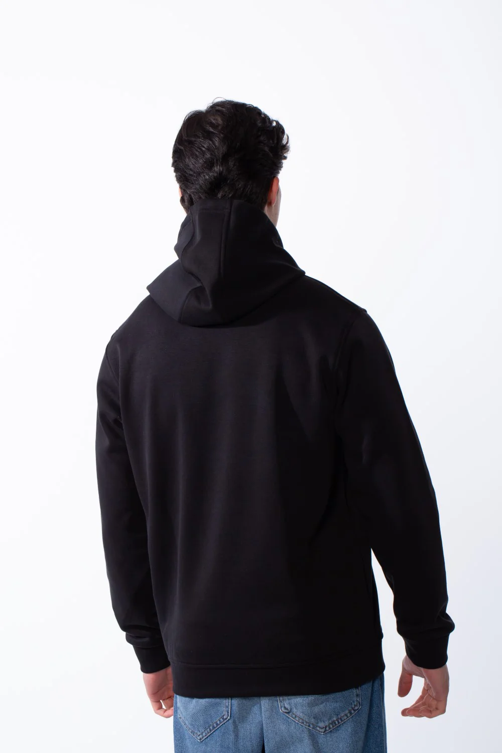 Men's Long Sleeve Kangaroo Pocket Daily Wear Slim Fit Hood Sweatshirt - Image 2