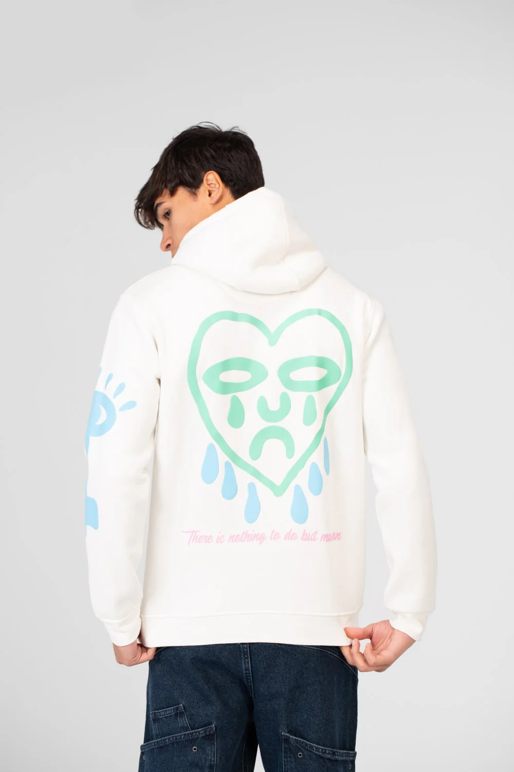Men's Long Sleeve Printed Hoodie With Front Pocket - Image 10