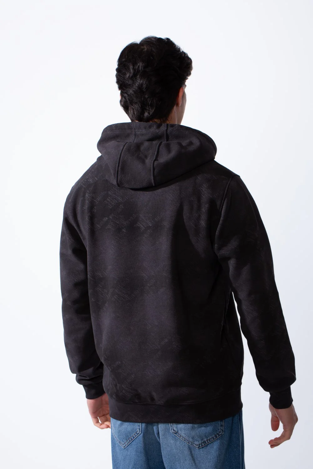 Men's Long sleeve Zip-Up Tie Dye Pattern Slim Fit Hooded Sweatshirt - Image 10