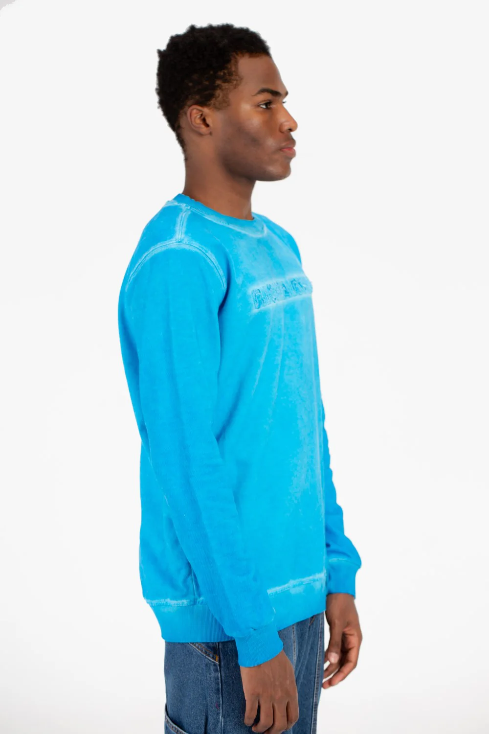 Men's Long Sleeved Crew Neck Sweatshirt - Image 11
