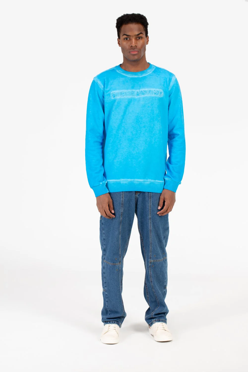 Men's Long Sleeved Crew Neck Sweatshirt - Image 12