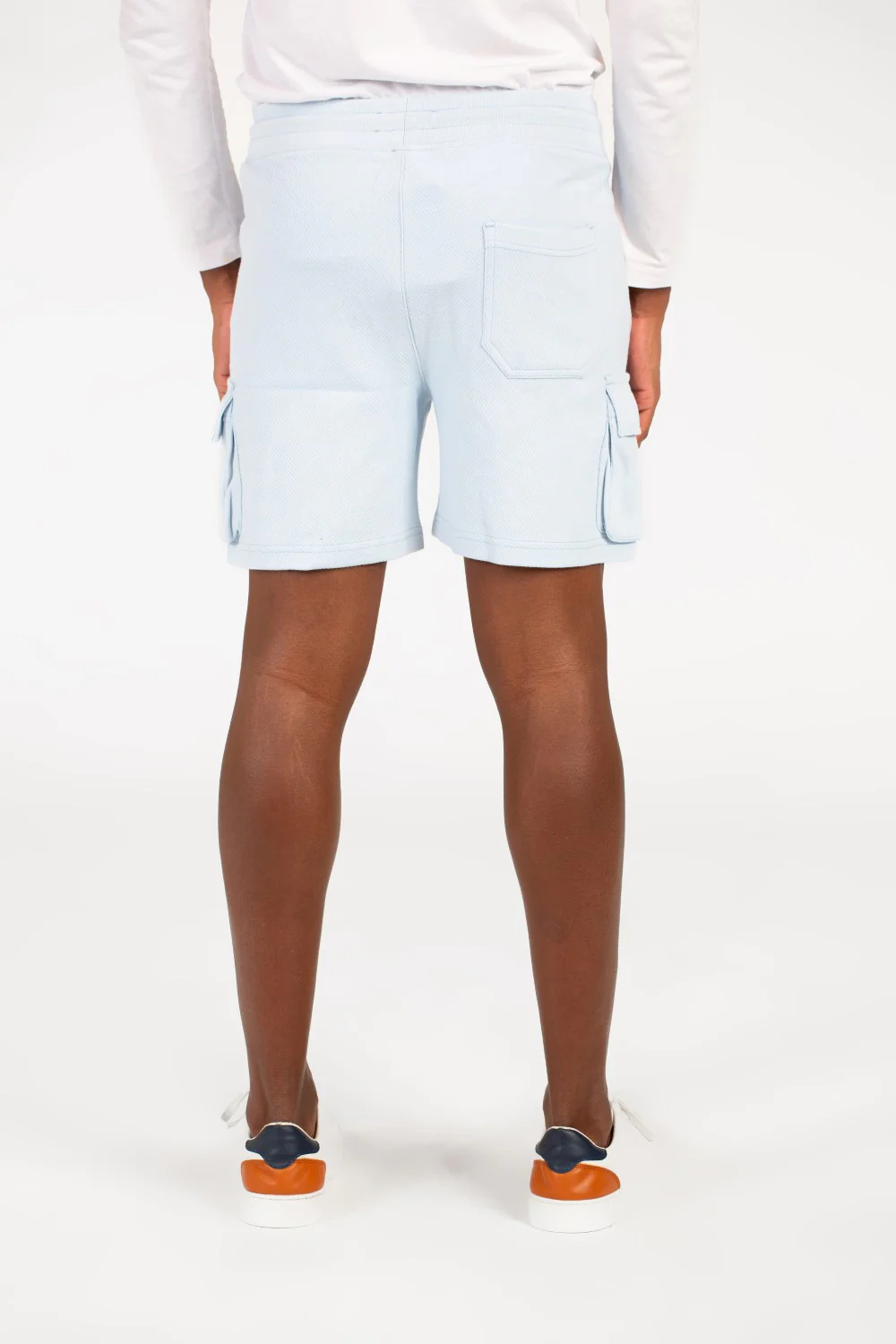 Men's Melton Elastic Waistband Side Pockets Short - Image 10