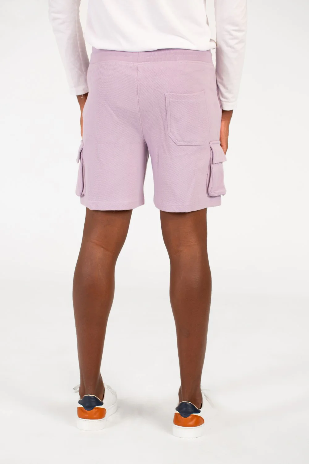 Men's Melton Elastic Waistband Side Pockets Short - Image 14